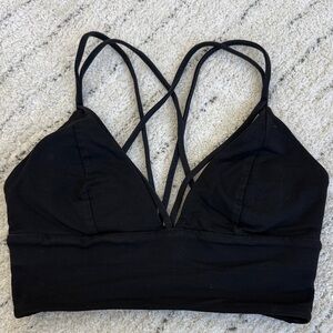 lululemon athletica Black Strappy Sports Bra